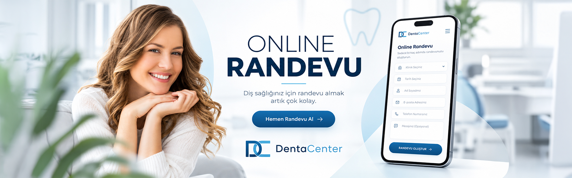 DentaCenter Online Randevu — Kolayca randevu alın